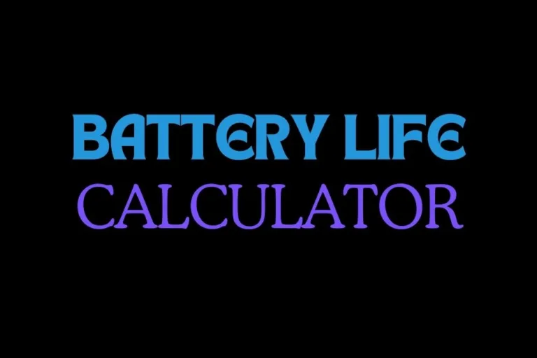 Battery Life calculator (1)