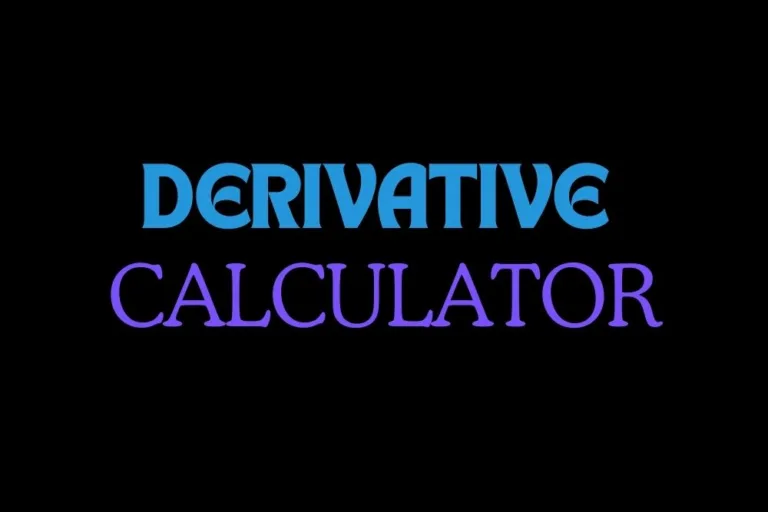 Derivative Calculator