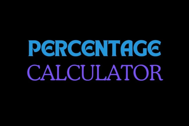 Percentage Calculator