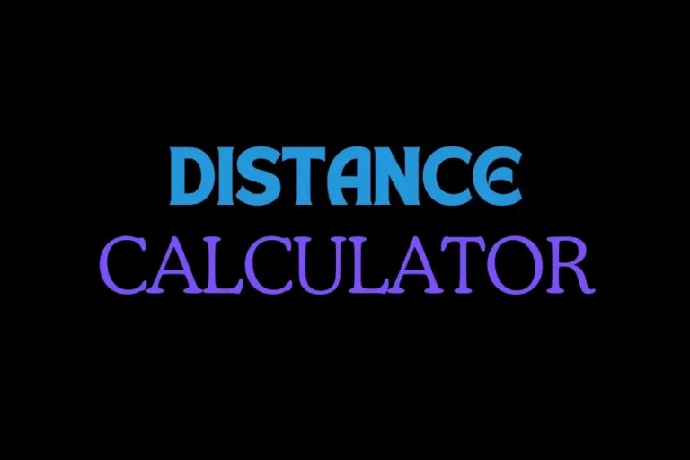 Distance Calculator