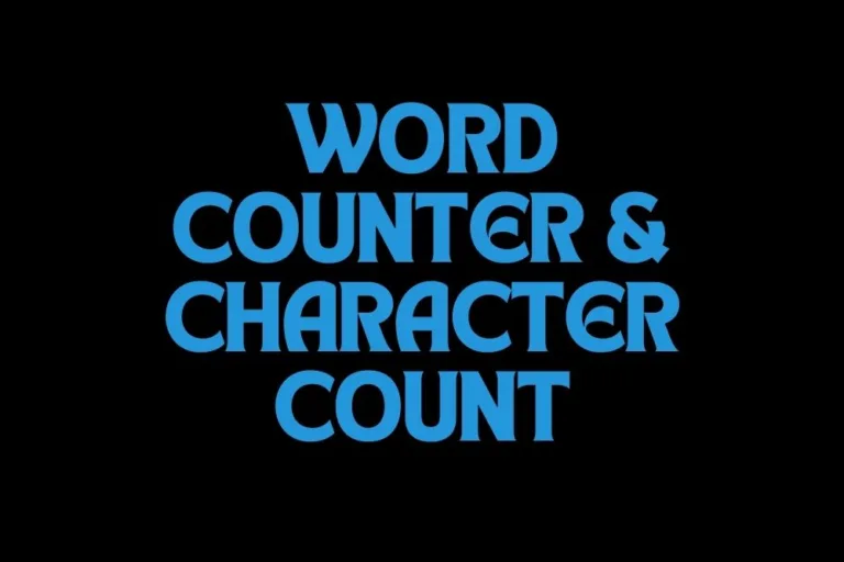 A digital screen showing a word counter and character count alongside a keyboard.