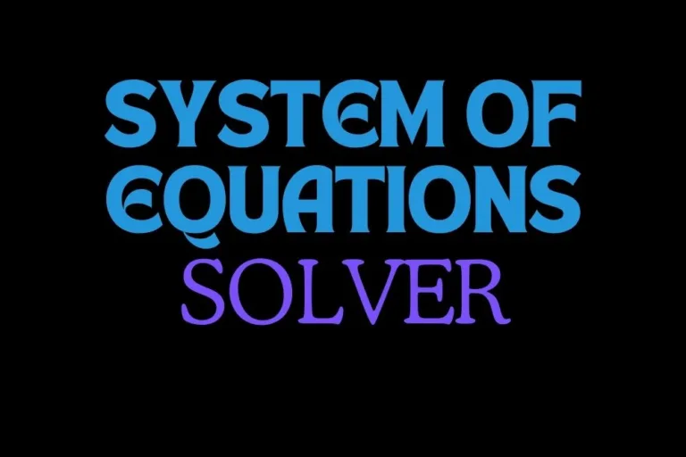 System of Equations Solver