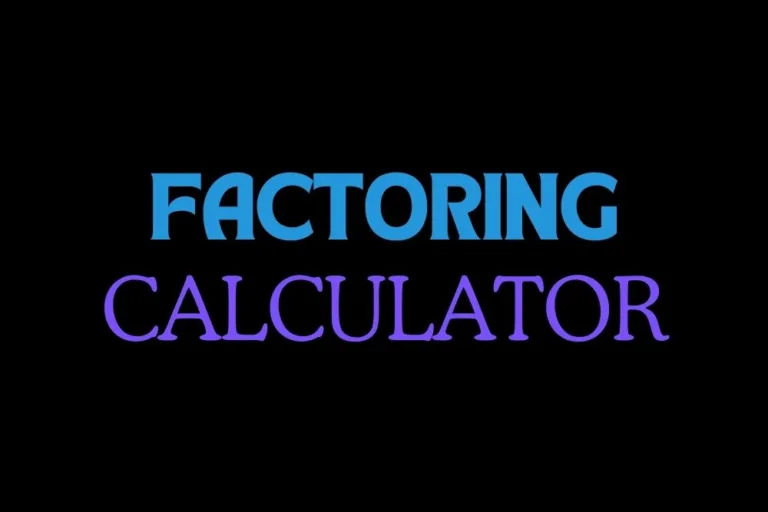 Factoring Calculator