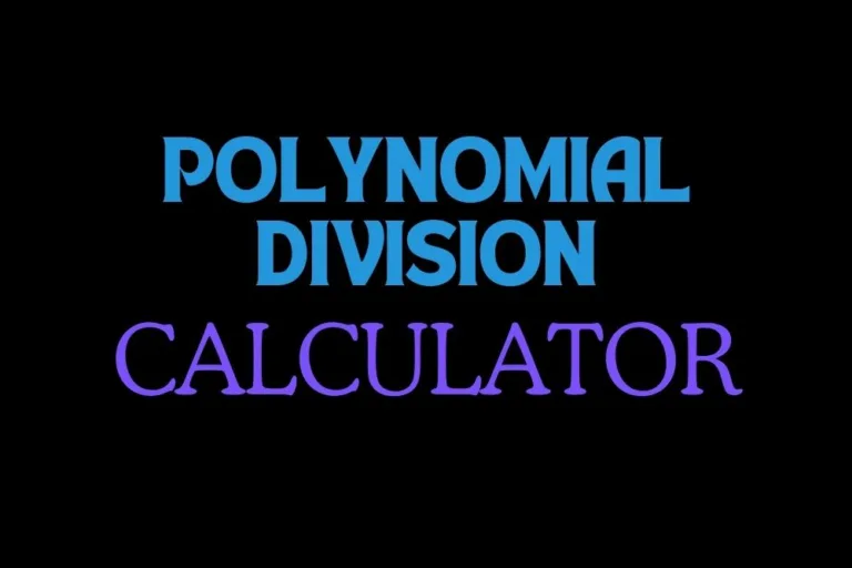 Polynomial Division Calculator